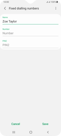 Press Number and key in the required phone number.