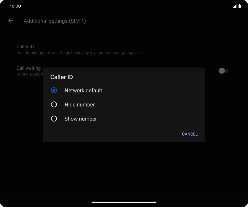 Press Show number to turn on caller identification. Press Show number to turn on caller identification.