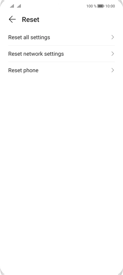 Press Reset phone.