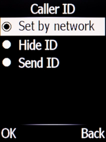 Select Send ID to turn on the function.