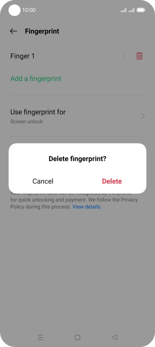 Press Delete. Press Delete.