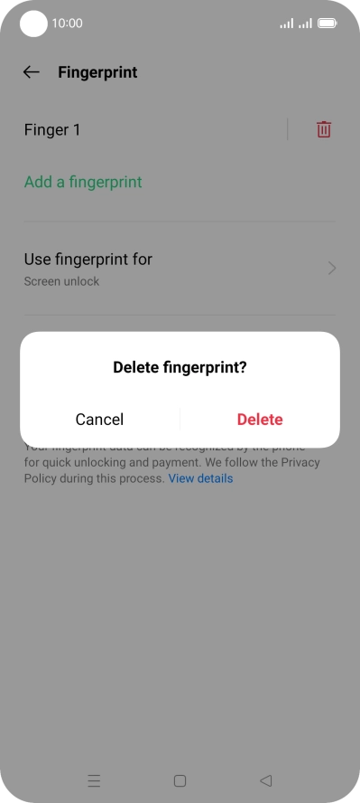 Press Delete. Press Delete.