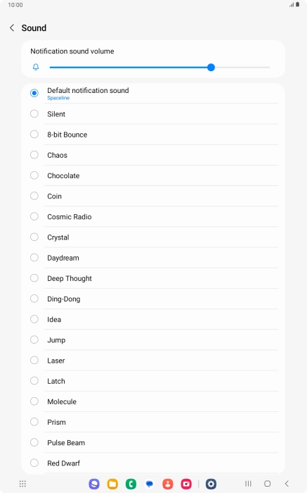 Press the required message tones to hear them.