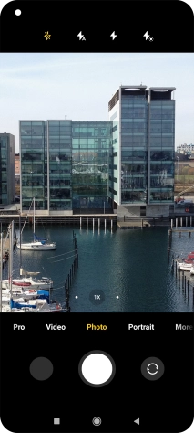 Press the required setting.