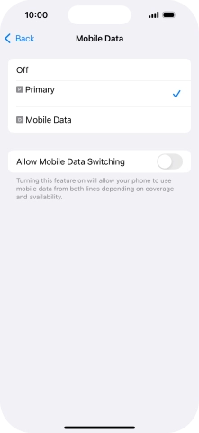 Press the required price plan. Press the required price plan.
