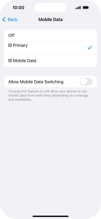 Press the required price plan. Press the required price plan.