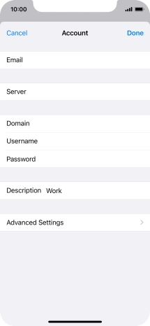 Press Advanced Settings.