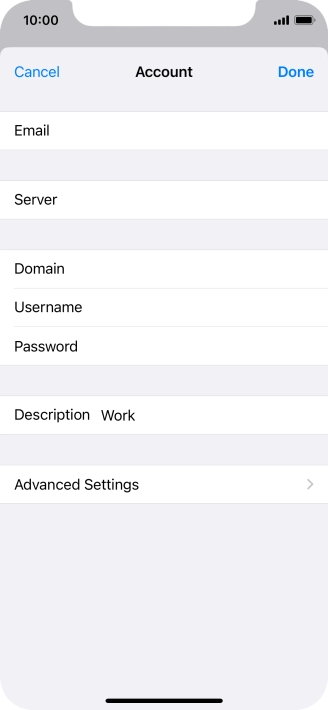Press Advanced Settings.