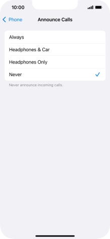 Press Always to turn on the function when silent mode is turned off.