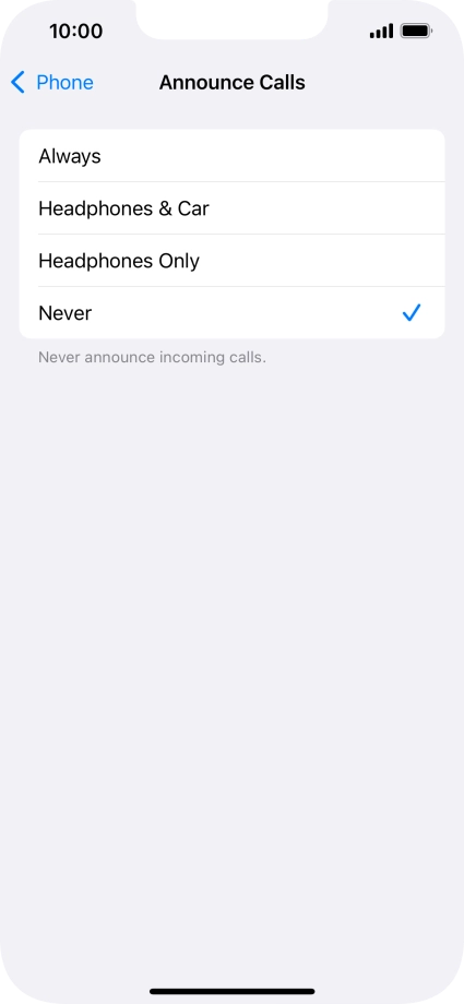 Press Always to turn on the function when silent mode is turned off.