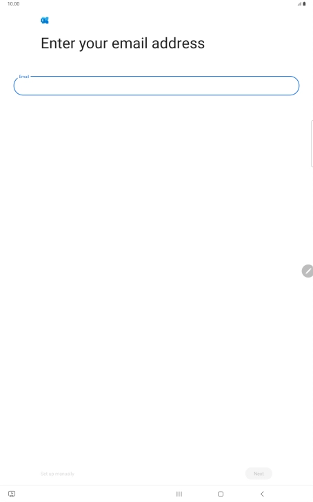 Press the field below 