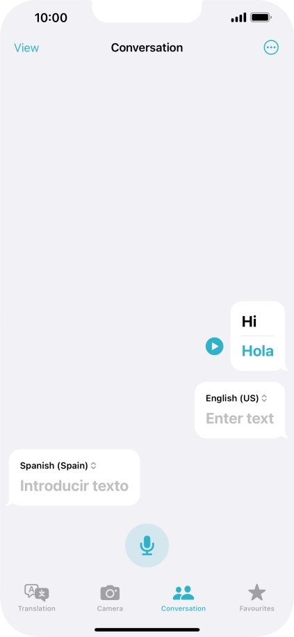 Press the menu icon. Press the menu icon.