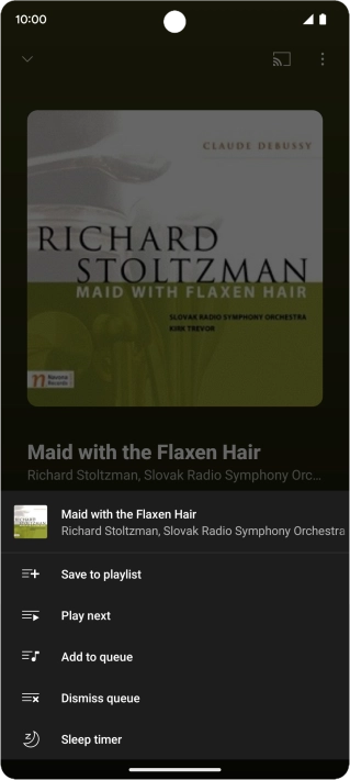 Press Save to playlist.