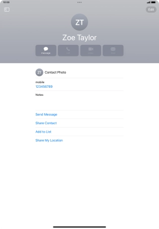 Slide your finger upwards starting from the bottom of the screen to return to the home screen.
