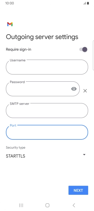 Press the drop down list below 