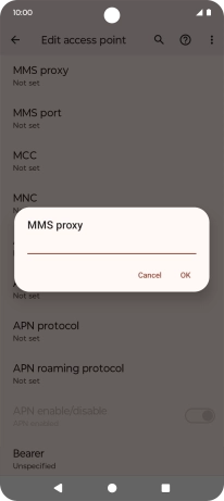 Key in 212.183.137.012 and press OK.