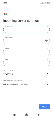 Press the field below 