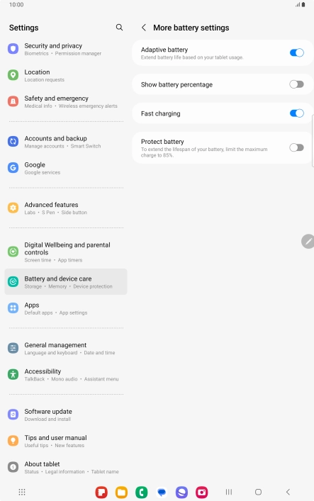 Press the indicator next to Press the indicator next to
