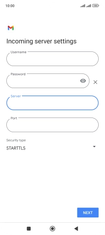 Press the field below 