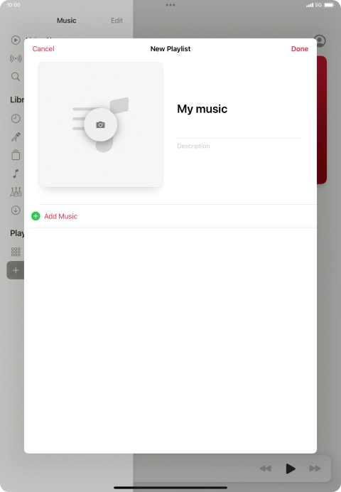 Press Add Music. Press Add Music.