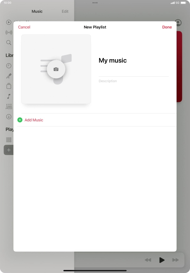 Press Add Music. Press Add Music.