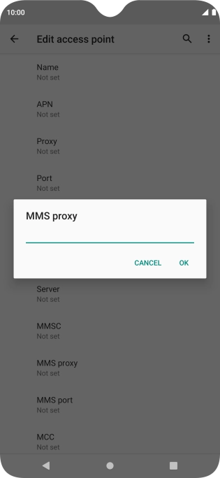 Key in 212.183.137.012 and press OK.