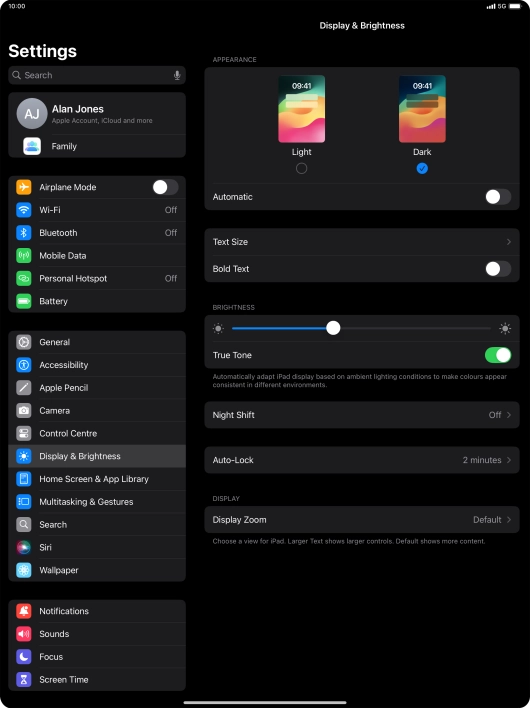 Press the indicator next to Press the indicator next to