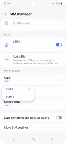 Press the required price plan. Press the required price plan.