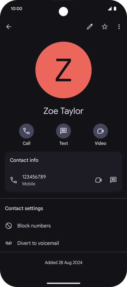 Slide your finger upwards starting from the bottom of the screen to return to the home screen.