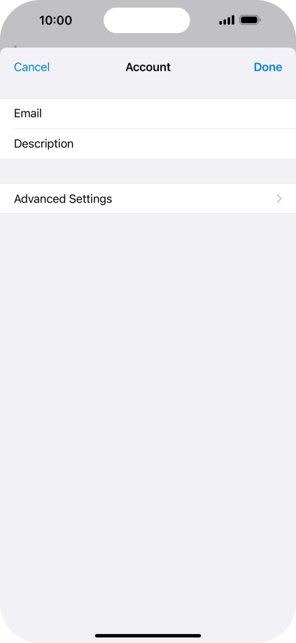 Press Advanced Settings.