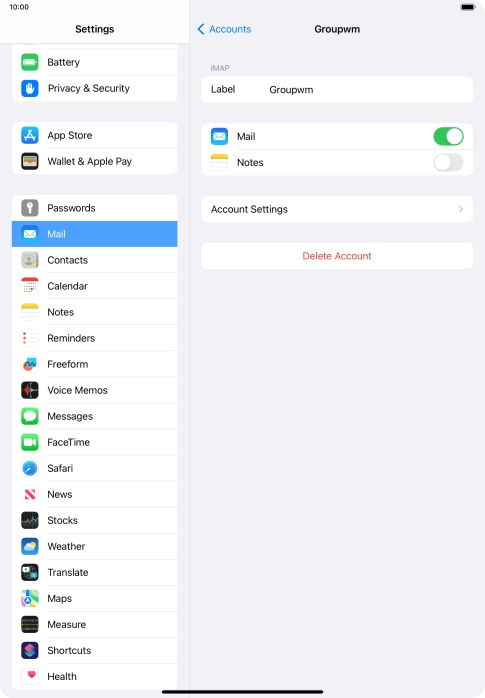 Press Account Settings. Press Account Settings.