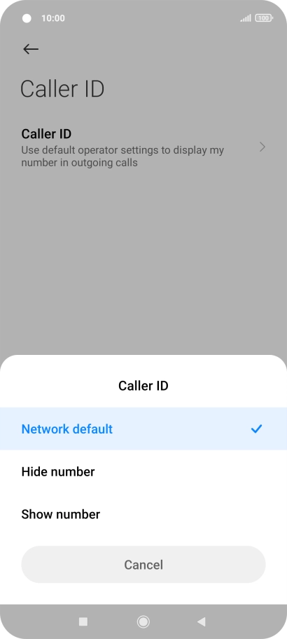 Press Show number to turn on caller identification. Press Show number to turn on caller identification.