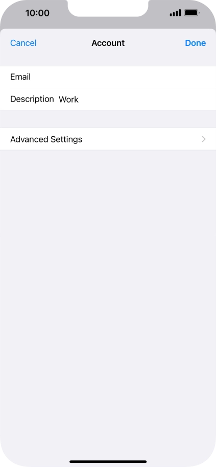 Press Advanced Settings.