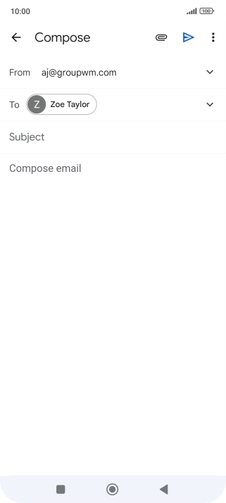 Press Subject and key in the required subject.