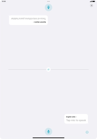 Press the end icon to end two-way view.