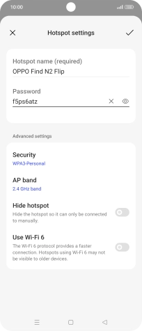 Press the field below 