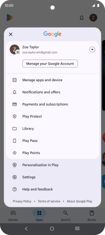 Press Settings. Press Settings.