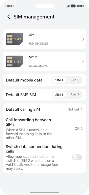 Press the required price plan.