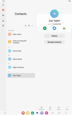 Press the Home key to return to the home screen. Press the Home key to return to the home screen.