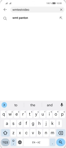 Key in the required search word and press the search icon.