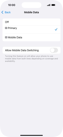 Press the required price plan. Press the required price plan.