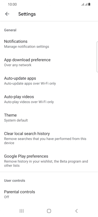 Press Auto-update apps. Press Auto-update apps.