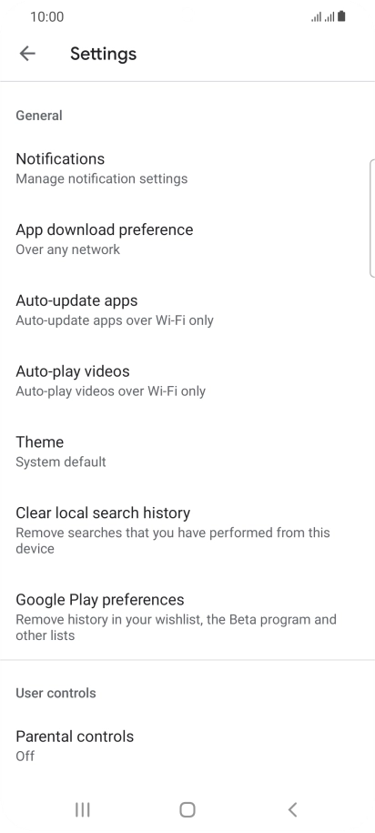 Press Auto-update apps. Press Auto-update apps.