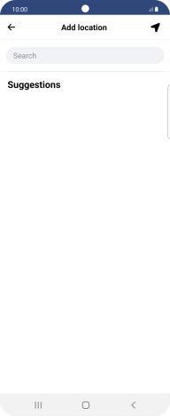 Press the search field and key in the required search word.