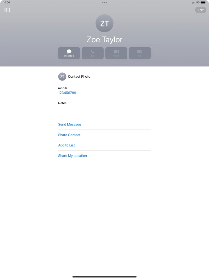 Slide your finger upwards starting from the bottom of the screen to return to the home screen.