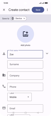 Press Surname and key in the required last name.