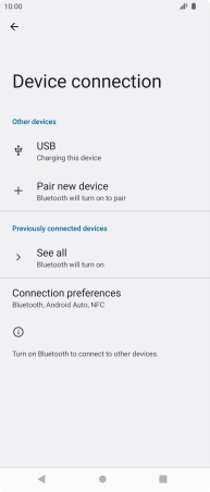 Press Pair new device.