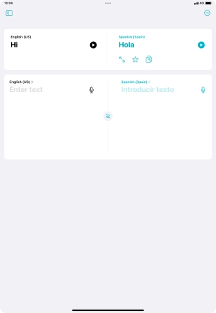 Press the screen size icon.