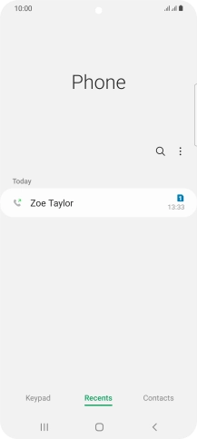 Press the required number.