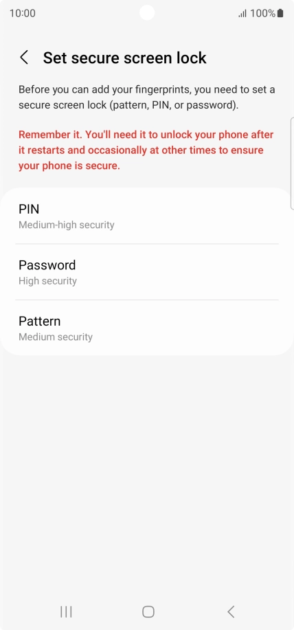Press the required phone lock code and follow the instructions on the screen to create an additional phone lock code. Press the required phone lock code and follow the instructions on the screen to create an additional phone lock code.